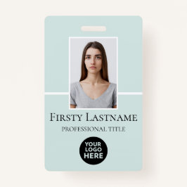 Benutzerdefiniertes Foto, Strichcode, Logo, Name Ausweis