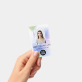 Benutzerdefiniertes Foto, Strichcode, Logo, Name Ausweis (Handheld)