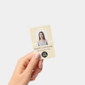 Benutzerdefiniertes Foto, Strichcode, Logo, Name Ausweis (Handheld)