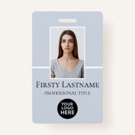 Benutzerdefiniertes Foto, Strichcode, Logo, Name Ausweis