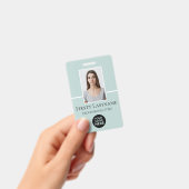 Benutzerdefiniertes Foto, Strichcode, Logo, Name Ausweis (Handheld)