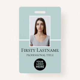 Benutzerdefiniertes Foto, Strichcode, Logo, Name Ausweis