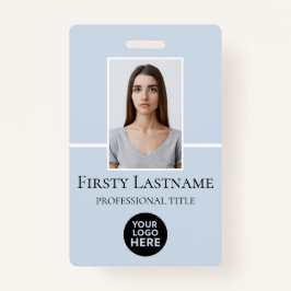 Benutzerdefiniertes Foto, Strichcode, Logo, Name Ausweis