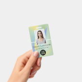 Benutzerdefiniertes Foto, Strichcode, Logo, Name Ausweis (Handheld)