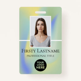 Benutzerdefiniertes Foto, Strichcode, Logo, Name Ausweis