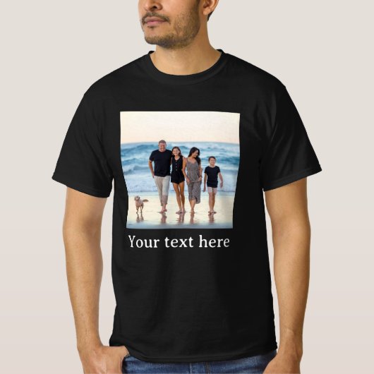 benutzerdefiniertes Foto  T-Shirt (Vorderseite)