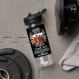 Benutzerdefiniertes Foto-T-Shirt-Tee-Ball-Trainer- Trinkflasche