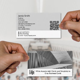 Benutzerdefiniertes Foto Tagline Soziale Landschaf Visitenkarte