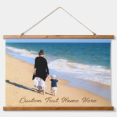 Benutzerdefiniertes Foto-Tapisserie mit Ihren Foto Wandteppich Mit Holzrahmen (Vorne)