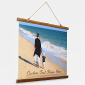 Benutzerdefiniertes Foto-Tapisserie mit Ihren Foto Wandteppich Mit Holzrahmen (Gewinkelt)