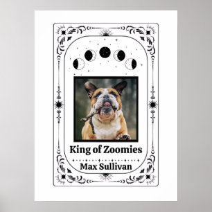 Benutzerdefiniertes Foto-Tarot-Hunde-Liebhaber-Hau Poster