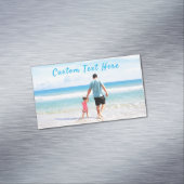 Benutzerdefiniertes Foto Text Business Card Magazi Magnetische Visitenkarte (Beispiel)