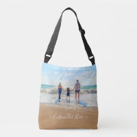 Benutzerdefiniertes Foto Text Crossbody Bag Ihr Fo