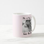 Benutzerdefiniertes Foto & Text Kaffeetasse (VorderseiteRechts)