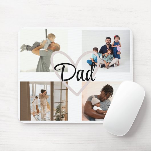 Benutzerdefiniertes Foto & Text Personalisierter V Mousepad (Mit Mouse)