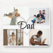 Benutzerdefiniertes Foto & Text Personalisierter V Mousepad (Vorne)