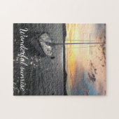 Benutzerdefiniertes Foto -Text Personalisiertes I Puzzle (Horizontal)