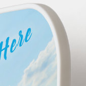 Benutzerdefiniertes Foto Text Pickleball Paddeln I Schläger (Linke Seite)