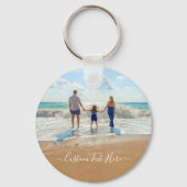 Benutzerdefiniertes Foto Text Schlüsselanhänger-Ge Schlüsselanhänger (Rückseite)