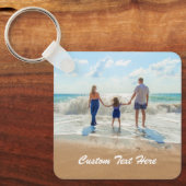 Benutzerdefiniertes Foto Text Schlüsselanhänger Ih (Vorderseite)