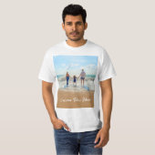 Benutzerdefiniertes Foto Text T - Shirt Ihr Foto F (Vorne ganz)