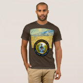 Benutzerdefiniertes Foto Text - Van Gogh Art Gebur T-Shirt (Vorne ganz)