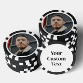 Benutzerdefiniertes Foto-Textbild Pokerchips (Stapel)