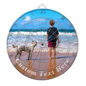 Benutzerdefiniertes Foto-Textboard - Ihr Sommerdes Dartscheibe (vorne)