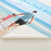 Benutzerdefiniertes Foto Textdurchsatz Deckblatt m Sherpadecke (3/4)