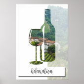 Benutzerdefiniertes Foto & Textentspannung Rote We Poster (Vorne)