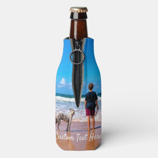 Benutzerdefiniertes Foto Textflasche Cooler mit Ih Flaschenkühler (Flasche Rückseite)