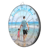 Benutzerdefiniertes Foto Textformat-Mainboard Ihr  Dartscheibe (Vorderseite rechts)