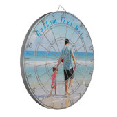 Benutzerdefiniertes Foto Textformat-Mainboard Ihr  Dartscheibe (Vorderseite Links)