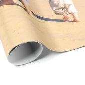 Benutzerdefiniertes Foto Textformatierung Papier f Geschenkpapier (Rolleneckpunkt)