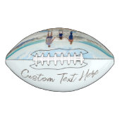 Benutzerdefiniertes Foto Textfußball Ihre bevorzug Football (Vorderseite)