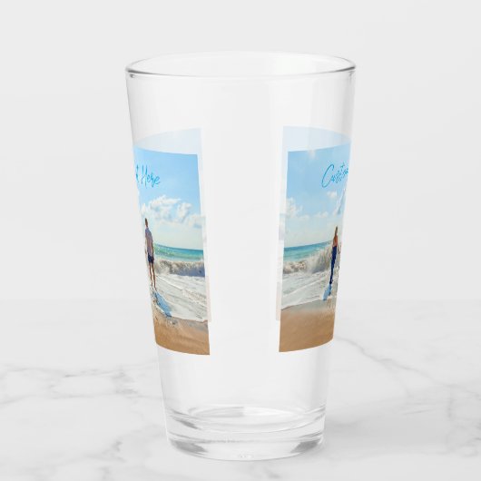 Benutzerdefiniertes Foto-Textglas - Design Ihrer F Glas (Links)