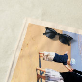 Benutzerdefiniertes Foto Texthandtuch für Ihre Fam Strandtuch (Beispiel)