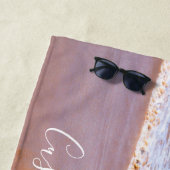 Benutzerdefiniertes Foto Texthandtuch mit Ihrem De Strandtuch (Beispiel)