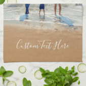 Benutzerdefiniertes Foto Textküche Handtuch - Ihr (Gefaltet)