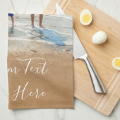 Benutzerdefiniertes Foto Textküche Handtuch Ihr Fa (Viertel Falte)