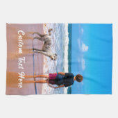 Benutzerdefiniertes Foto Textküche Handtuch Ihr Fo (Horizontal)