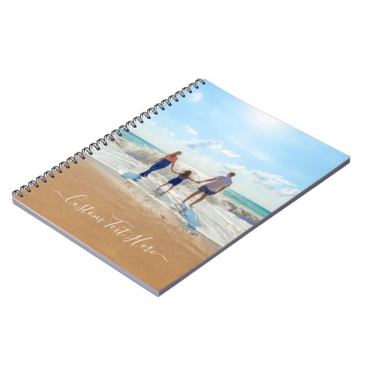 Benutzerdefiniertes Foto-TextNotebook mit eigenem Notizblock (Linke Seite)