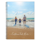 Benutzerdefiniertes Foto-TextNotebook mit eigenem Notizblock (Vorderseite)