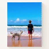 Benutzerdefiniertes Foto-TextNotebook mit Ihren Pe Notizblock (Rückseite)