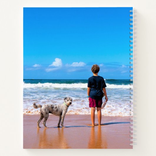 Benutzerdefiniertes Foto-TextNotebook mit Ihren Pe Notizblock (Rückseite)