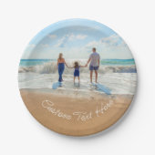 Benutzerdefiniertes Foto-Textpapier Teller Fotos D (Vorderseite)