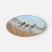 Benutzerdefiniertes Foto-Textpapier Teller Fotos D (Schrägansicht)