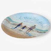 Benutzerdefiniertes Foto-Textpapier Teller Ihr Fot (Schrägansicht)