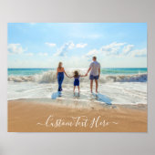 Benutzerdefiniertes Foto Textposter für Ihre Fotos Poster (Vorne)