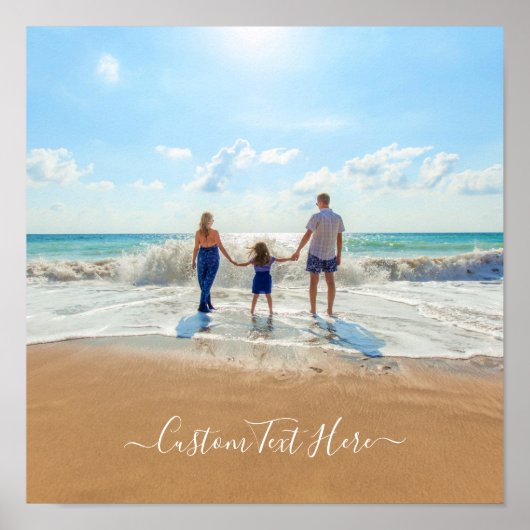 Benutzerdefiniertes Foto Textposter Ihre bevorzugt Poster (Vorne)